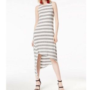 Asymmetrical Bar III Striped Dress